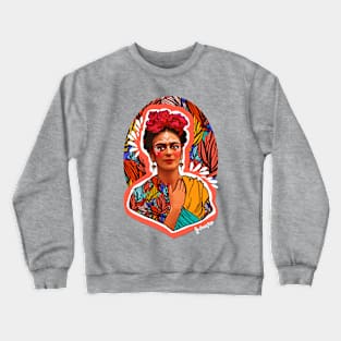 Frida Coral Crewneck Sweatshirt